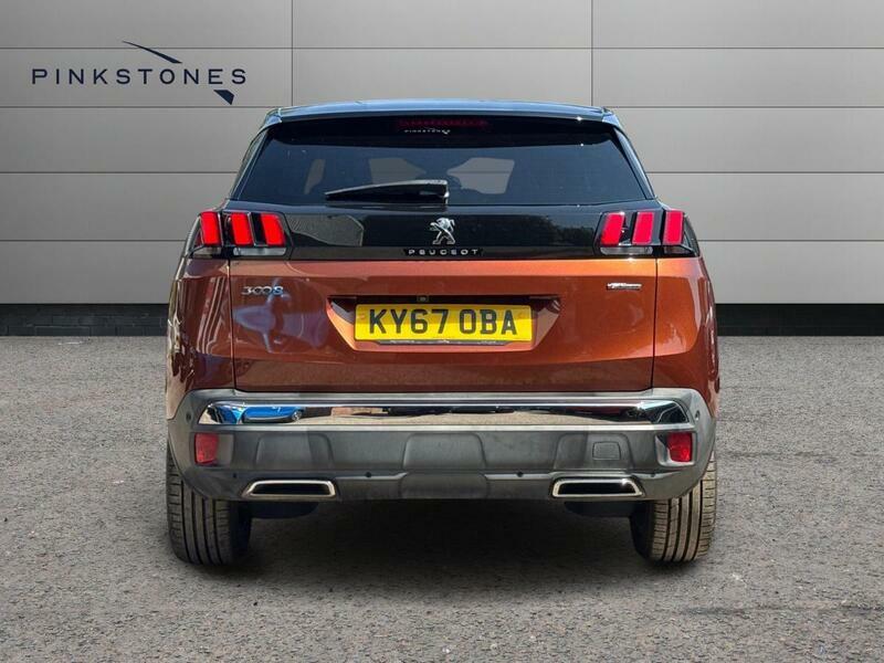 Peugeot 3008 1.6 Thp Gt Line Eat Euro 6 Ss KY67OBA Brown #4