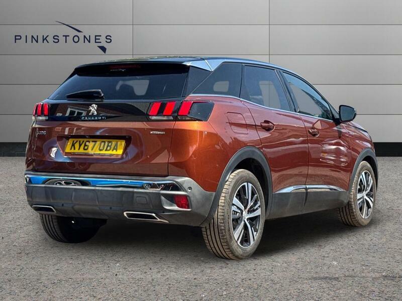 Peugeot 3008 1.6 Thp Gt Line Eat Euro 6 Ss KY67OBA Brown #3