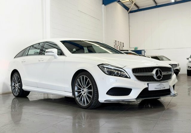Mercedes-Benz CLS 2015 2.1 Cls220 Bluetec Amg Line Shooting Brake G- White #6