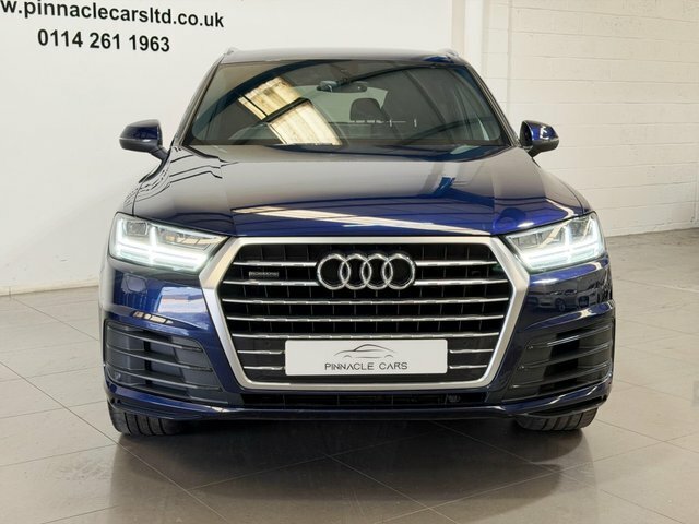 Audi Q7 2019 3.0 Tdi V6 45 S Line Tiptronic Quattro Euro 6 Blue #2