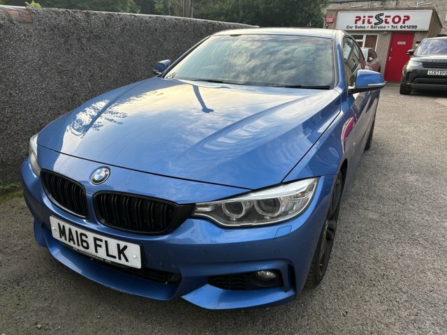 BMW 4 Series Gran Coupe 420D M Sport Coupe Blue #3