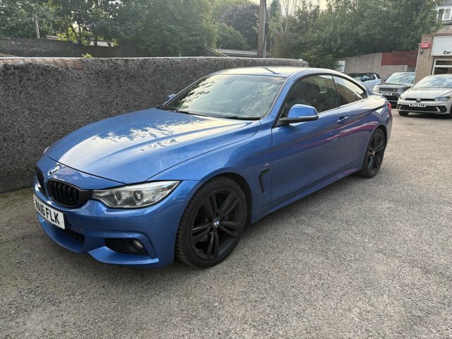 BMW 4 Series Gran Coupe 420D M Sport Coupe Blue