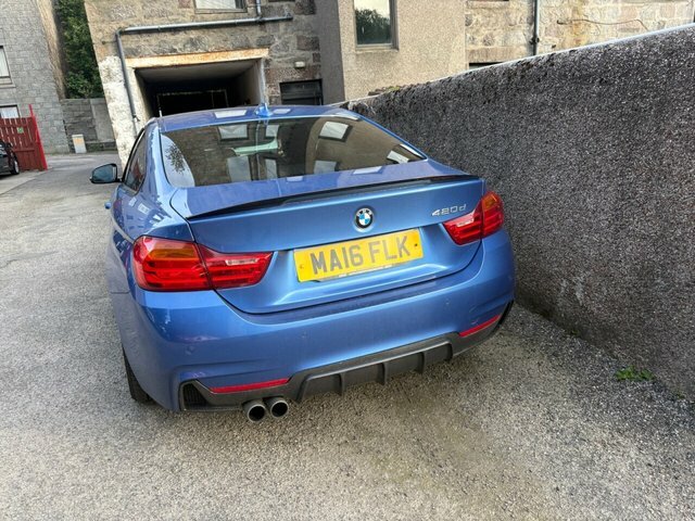 BMW 4 Series Gran Coupe 420D M Sport Coupe Blue #5