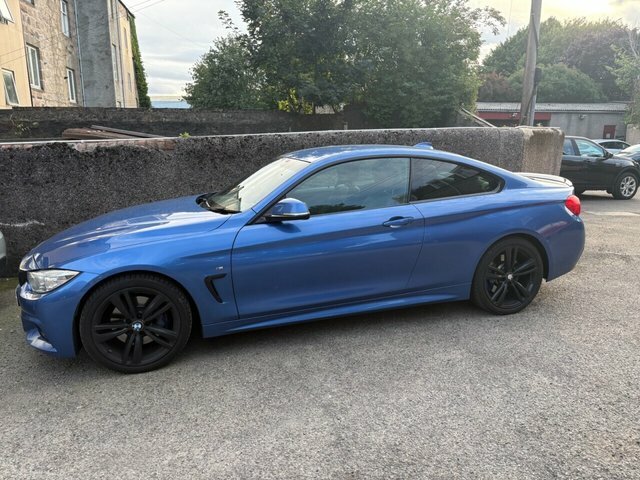 BMW 4 Series Gran Coupe 420D M Sport Coupe Blue #4