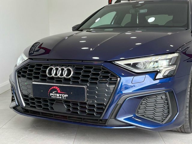 Audi A3 Tdi 30 S Line FY56UPJ Blue #3