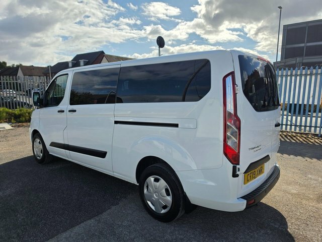 Ford Transit Custom 2.0 320 Eecoblue Trend Minibus L2 H1 130 Bhp Euro White #3