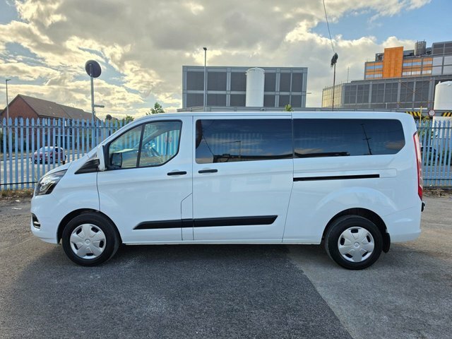 Ford Transit Custom 2.0 320 Eecoblue Trend Minibus L2 H1 130 Bhp Euro White #2