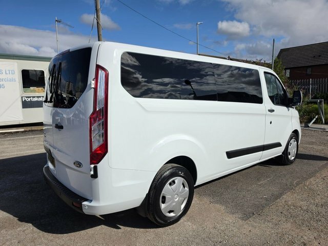 Ford Transit Custom 2.0 320 Eecoblue Trend Minibus L2 H1 130 Bhp Euro White #4