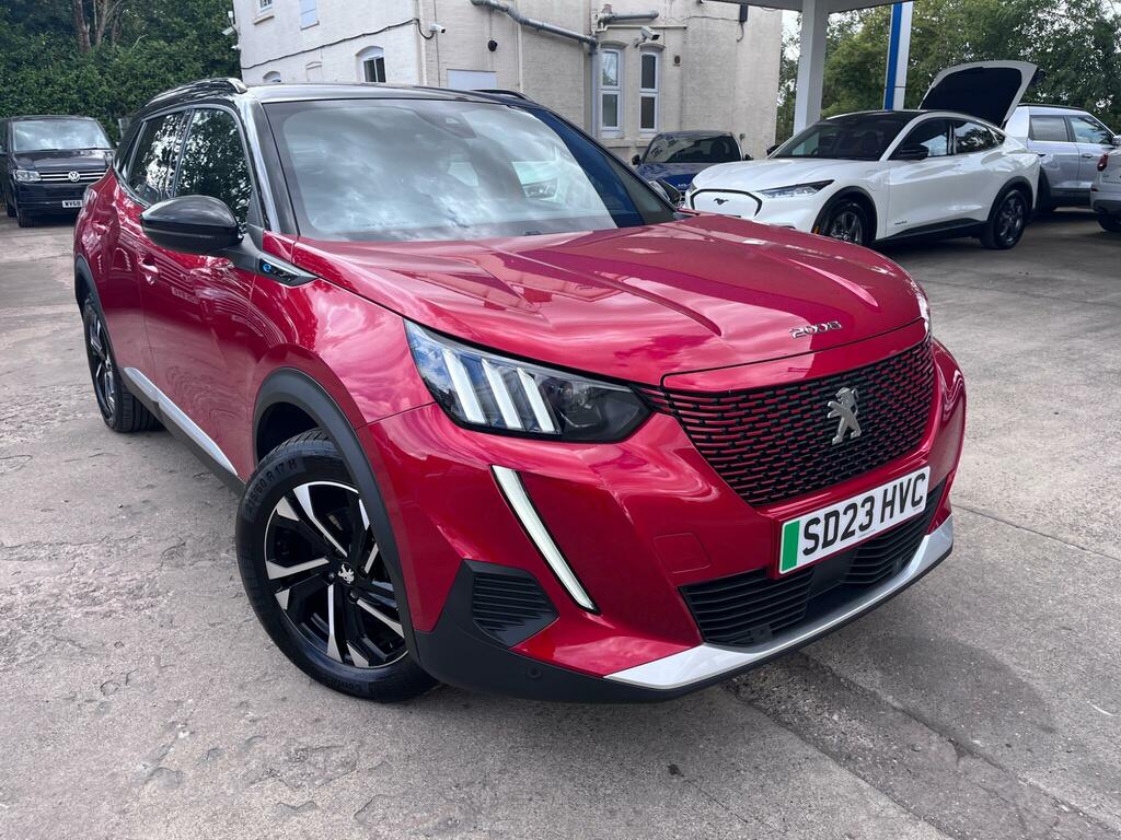 Peugeot e-2008 50Kwh Gt 7Kw Charger SD23HVC Red