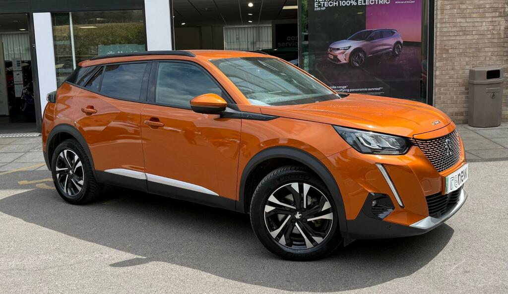 Peugeot e-2008 E- Estate Allure Premium HJ70RYU Orange