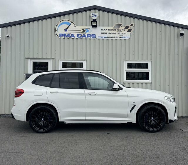 BMW X3 2.0 20D M Sport White #2
