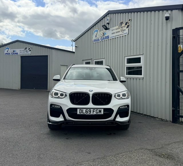 BMW X3 2.0 20D M Sport White #2