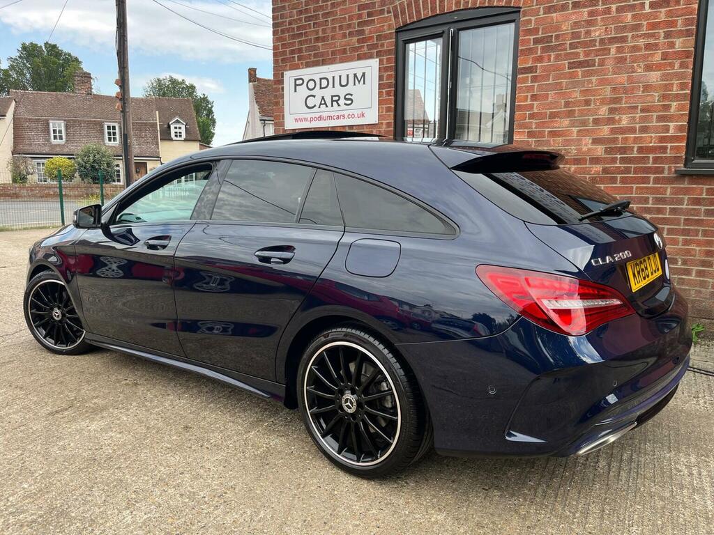 Mercedes-Benz CLA Class Estate 1.6 Cla200 Amg Line Night Edition Plus Sh Blue #4
