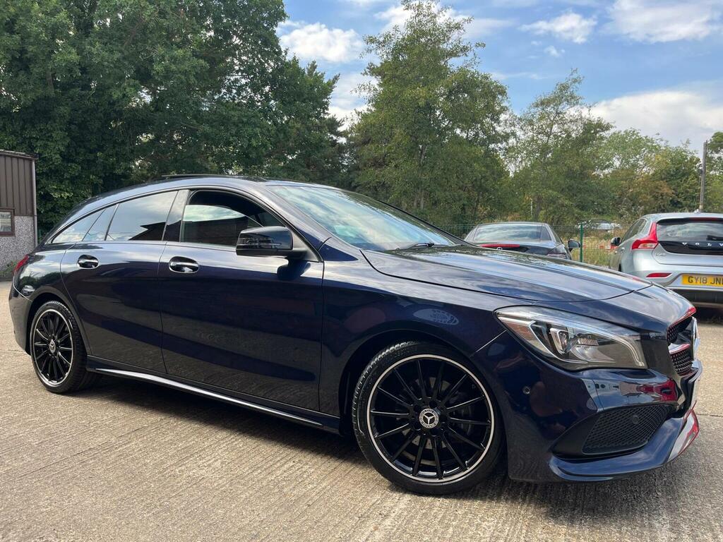 Mercedes-Benz CLA Class Estate 1.6 Cla200 Amg Line Night Edition Plus Sh Blue
