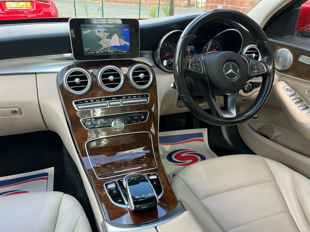 Mercedes-Benz C Class Saloon 2.0 C200 Sport 7G-tronic Euro 6 Ss Red #4