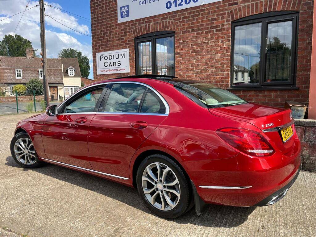 Mercedes-Benz C Class Saloon 2.0 C200 Sport 7G-tronic Euro 6 Ss Red #6