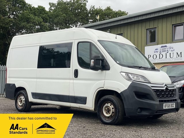 Citroen Relay 2.0 Bluehdi 35 Enterprise Ready To Run Crew Van White