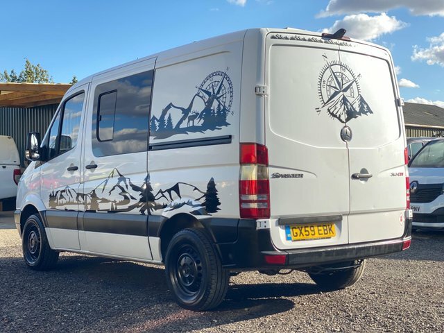 Mercedes-Benz Sprinter Lwb Years Mot No Vat Ply Lined Low Miles Craft White #12