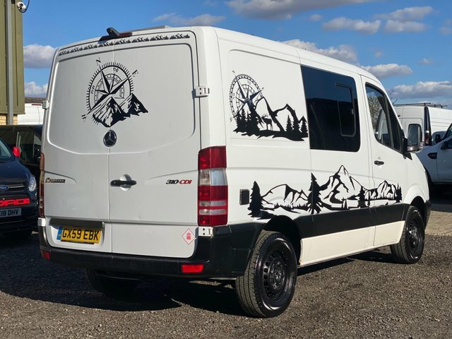 Mercedes-Benz Sprinter Lwb Years Mot No Vat Ply Lined Low Miles Craft White #14
