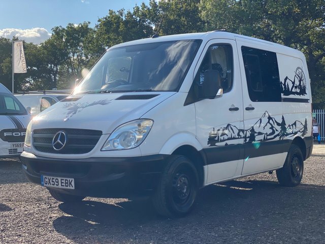 Mercedes-Benz Sprinter Lwb Years Mot No Vat Ply Lined Low Miles Craft White #11