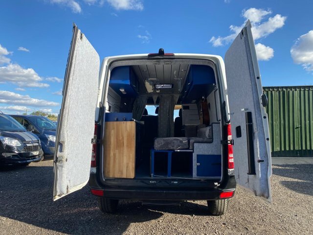 Mercedes-Benz Sprinter Lwb Years Mot No Vat Ply Lined Low Miles Craft White #37