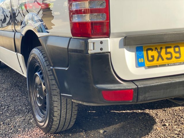 Mercedes-Benz Sprinter Lwb Years Mot No Vat Ply Lined Low Miles Craft White #20