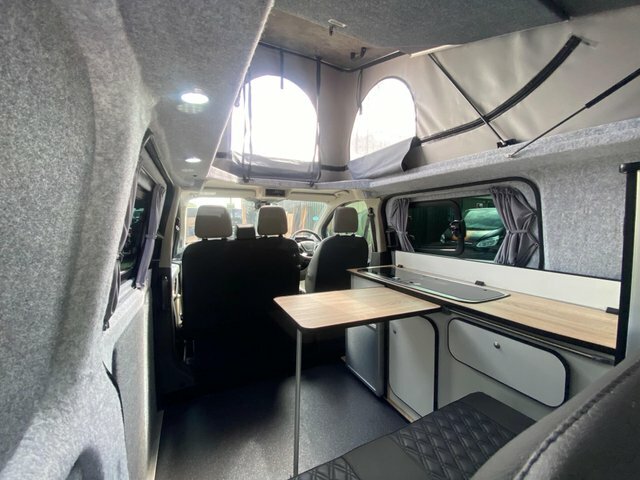 Ford Tourneo Custom With Windows-popup-heater-kitchen-cruise-alloys Orange #3