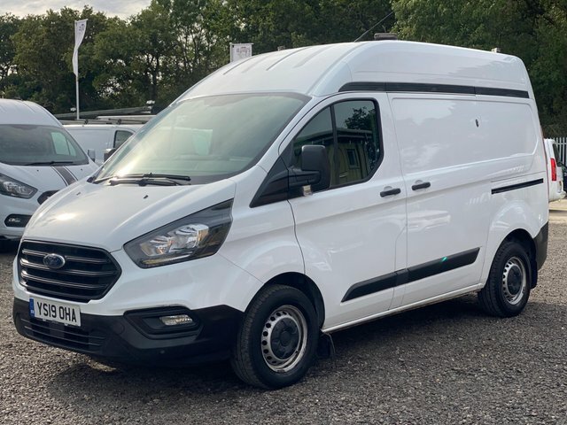 Ford Transit Custom 2.0 300 Ecoblue L1 H2 Euro 6 YS19OHA White #2