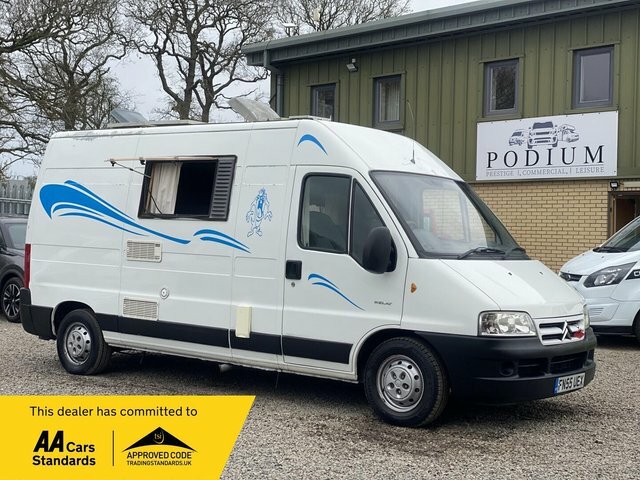 Citroen Relay 1500 2.2 Hdi With Toilet-tv-heater-stove-oven-sola White