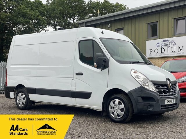 Renault Master 2.3 Dci 33 Business Fwd Mwb Medium Roof Euro 6 White