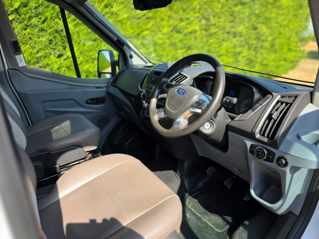 Ford Transit Custom 2.0 Tdci 350 L3 H3 Lwbhigh Roof No Vat Van 129 Bh Black #6