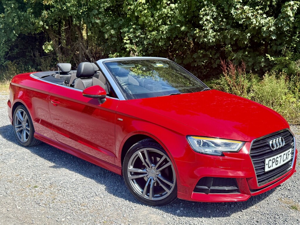 Audi A3 Cabriolet Convertible 1.5 Tfsis Line Con1owner-only 26K-xe CP67CXF Red