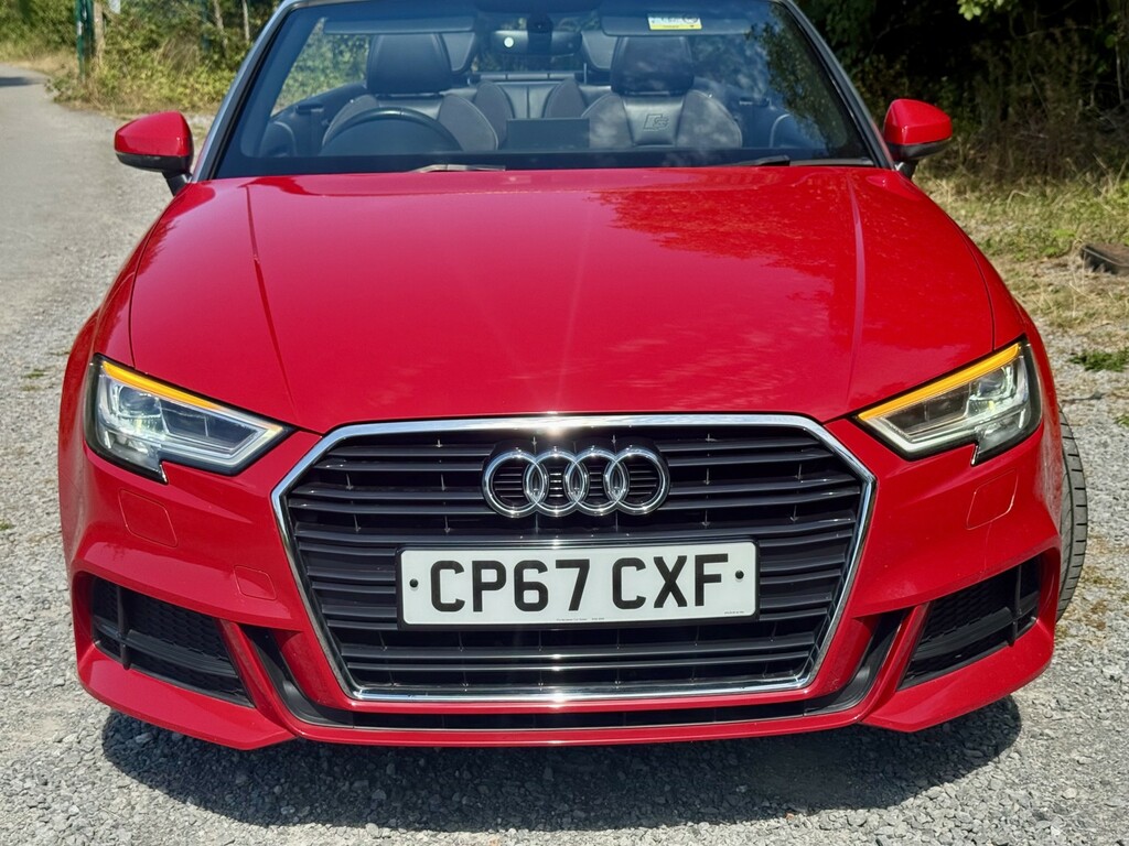 Audi A3 Cabriolet Convertible 1.5 Tfsis Line Con1owner-only 26K-xe CP67CXF Red #3