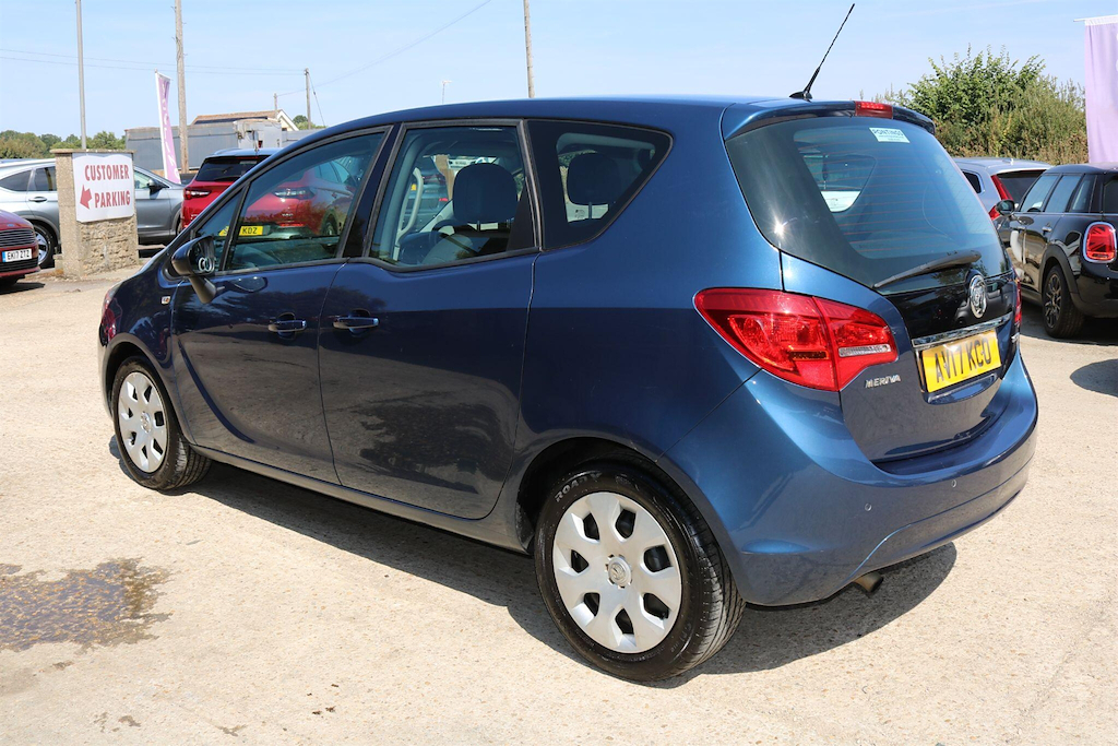 Vauxhall Meriva 1.4I Tech Line Mpv Euro 6 100 P White #9