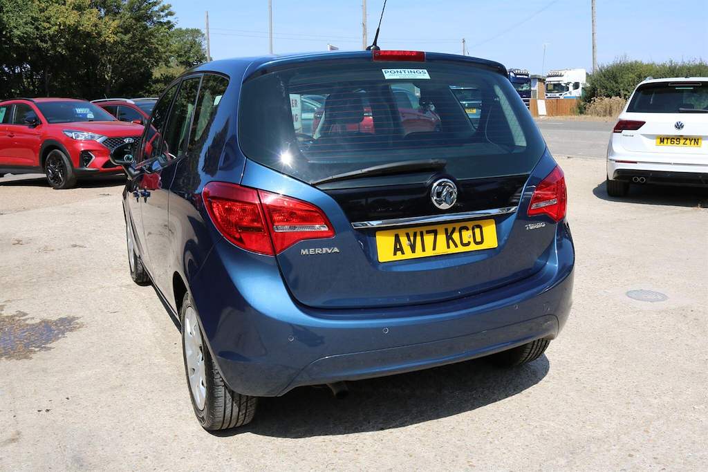 Vauxhall Meriva 1.4I Tech Line Mpv Euro 6 100 P White #8