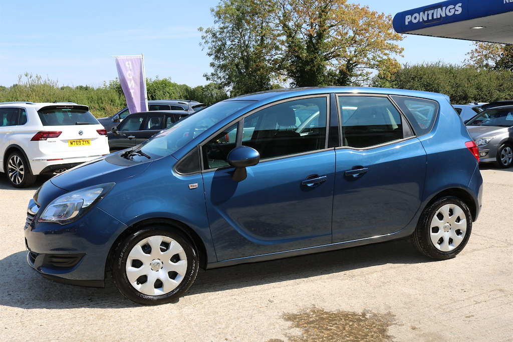 Vauxhall Meriva 1.4I Tech Line Mpv Euro 6 100 P White #12