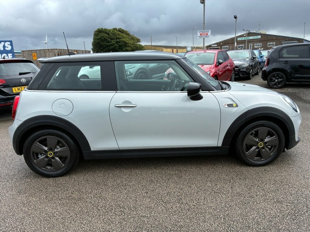 Mini Electric Hatchback Silver #4
