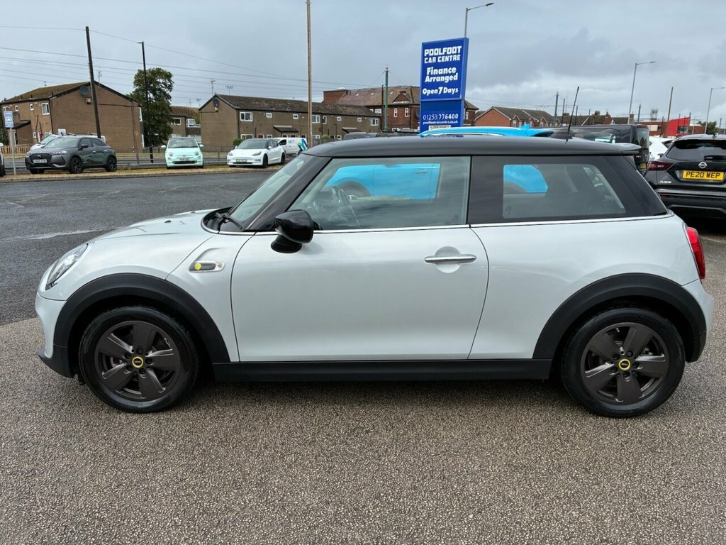 Mini Electric Hatchback Silver #3