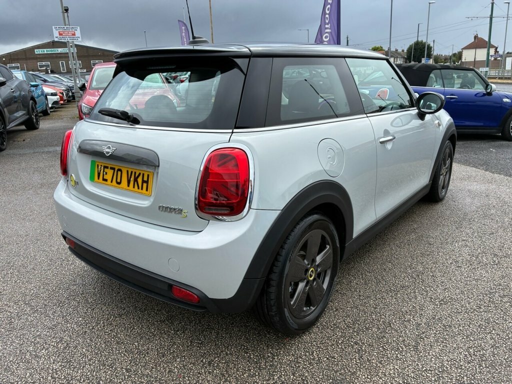 Mini Electric Hatchback Silver #4