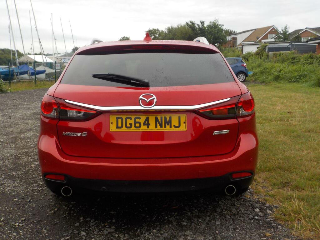 Mazda 6 2.2 Skyactiv-d Se-l Tourer Euro 6 S S Red #4