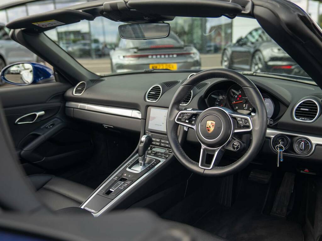 Porsche 718 Boxster Convertible Blue #4