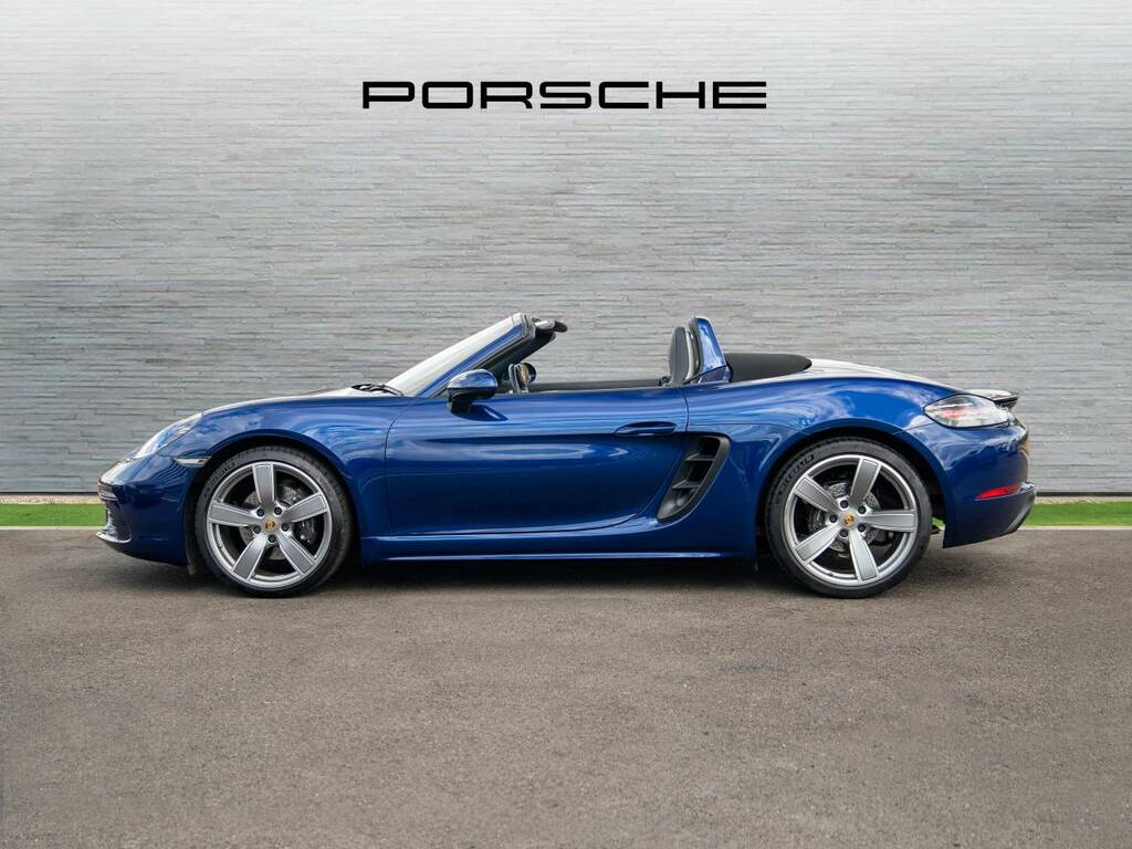 Porsche 718 Boxster Convertible Blue #2