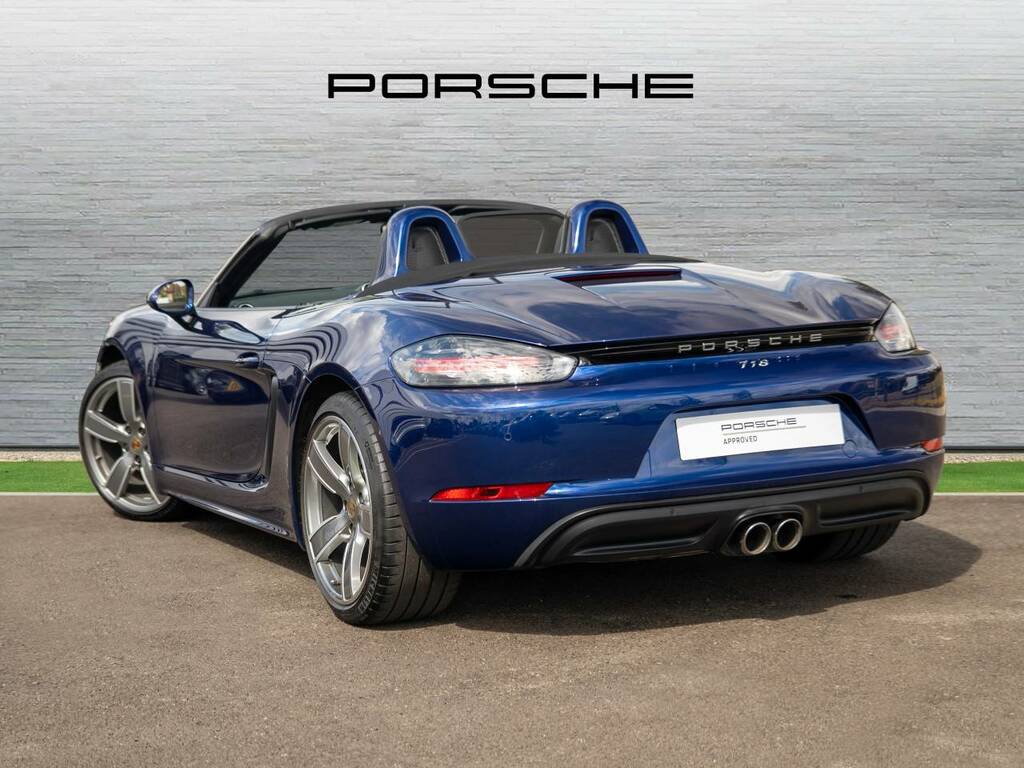 Porsche 718 Boxster Convertible Blue #3