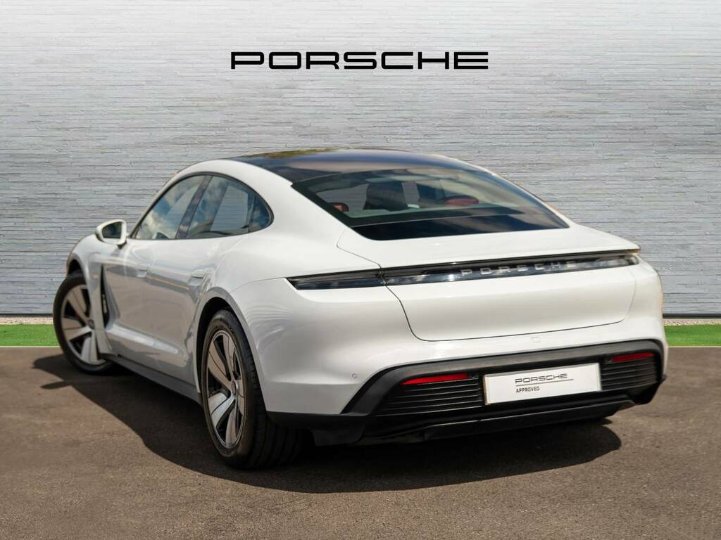 Porsche Taycan 4S White #3