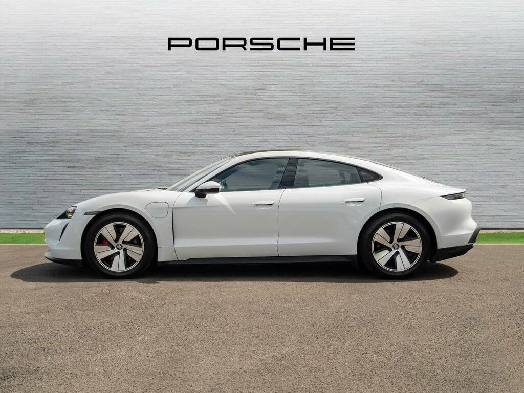 Porsche Taycan 4S White #2