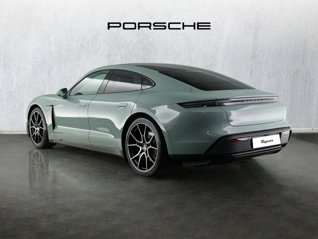Porsche Taycan 4S Green #3