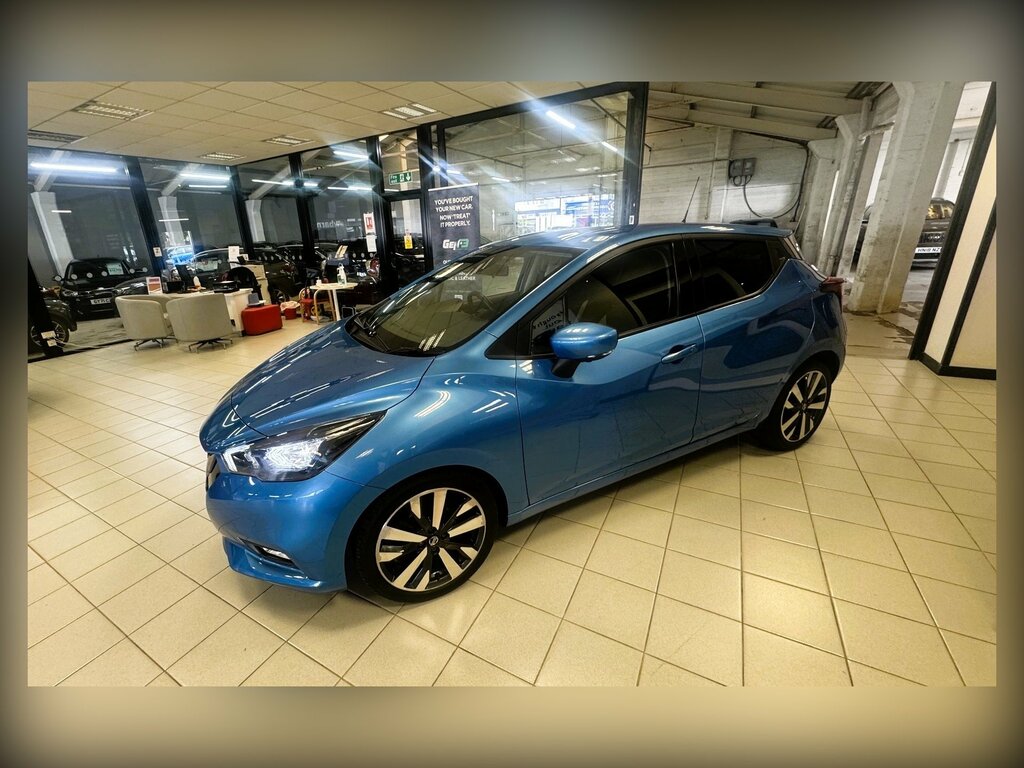 Nissan Micra 1.0 Ig-t Tekna Hatchback Xtron Euro 6 Blue