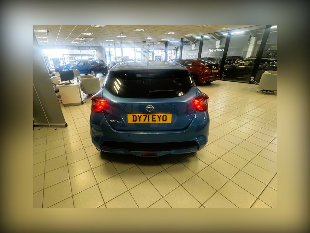 Nissan Micra 1.0 Ig-t Tekna Hatchback Xtron Euro 6 Blue #2