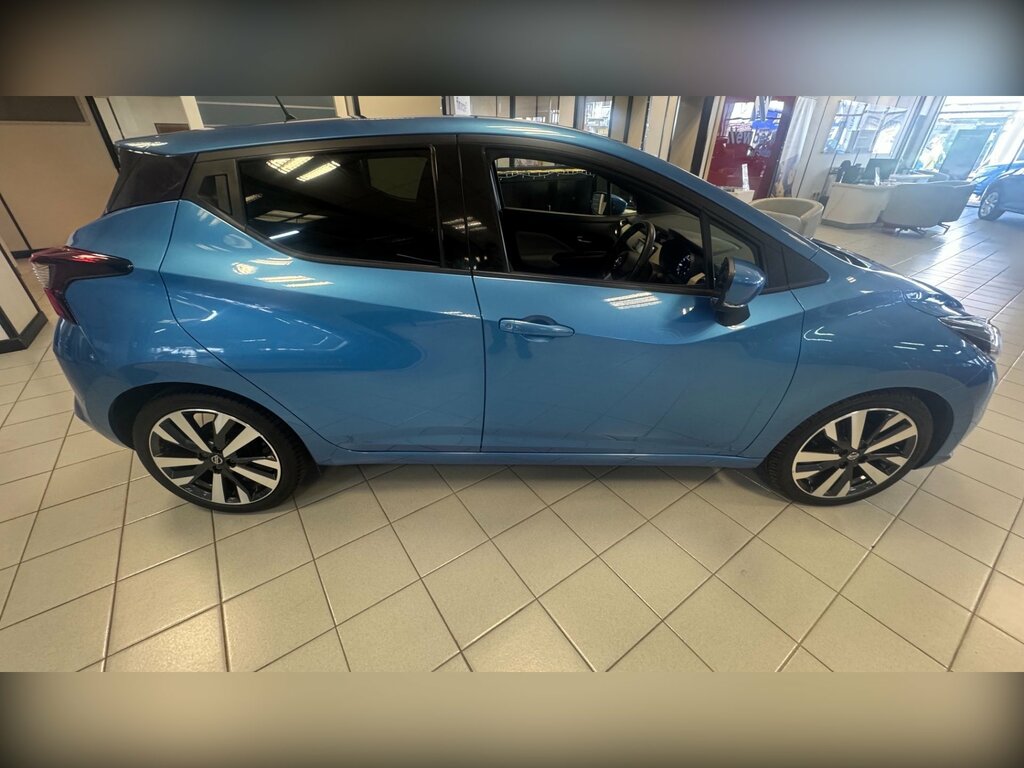 Nissan Micra 1.0 Ig-t Tekna Hatchback Xtron Euro 6 Blue #3