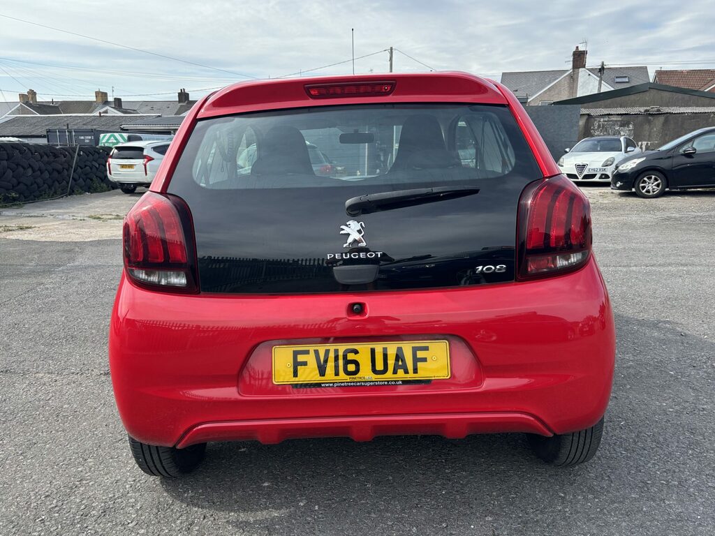 Peugeot 108 1.0 Access Low Mileage Cheap Tax And Insurance Red #7